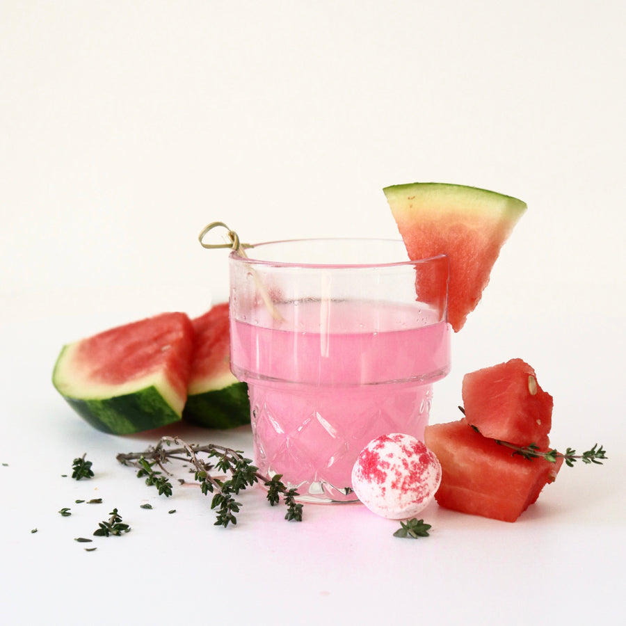 LIMONADE MELON D'EAU ET THYM - BOMBE COCKTAIL
