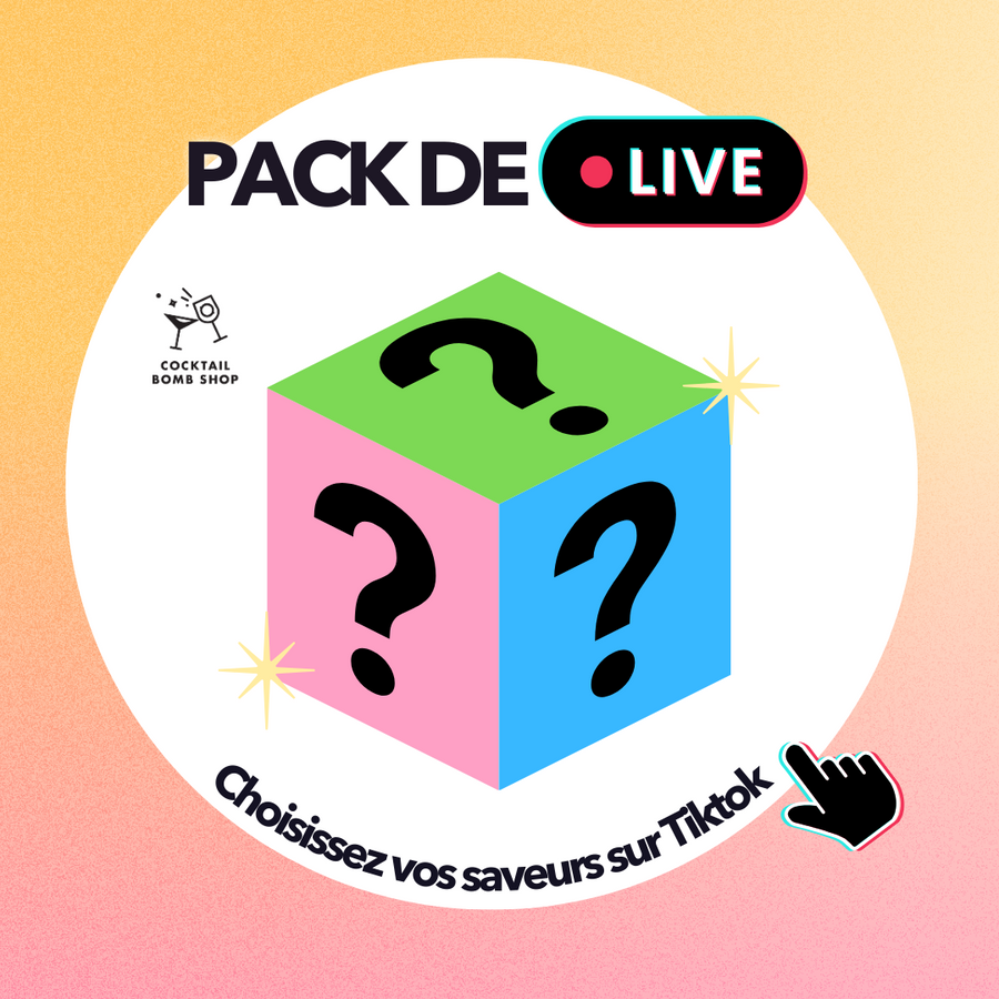 LE PACK LIVE - CHOISIS 9 BOMBES COCKTAIL (RABAIS 10%)