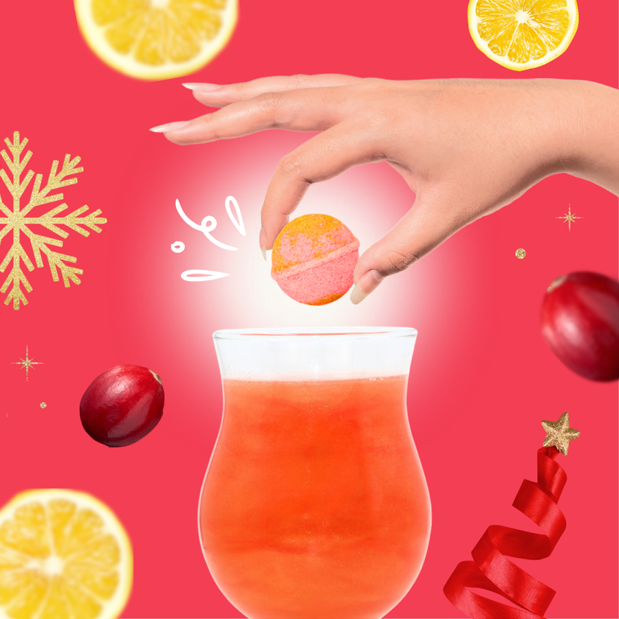 BOMBE BRILLANTE LIMONADE CANNEBERGE